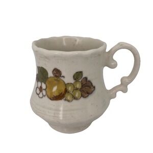 Vintage Vernon Ware Metlox FRUIT BASKET Coffee Tea Mug Made in CA Cottage 70s